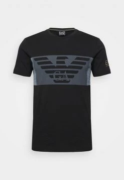 EA7 Emporio Armani Homme T Shirt Imprimé Black -EA7 Emporio Armani Soldes Magasin 40ba01d0883243baa19f621cdcde6128