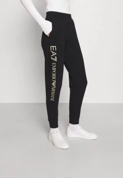 EA7 Emporio Armani Femme Pantalon De Survêtement Black/light Gold