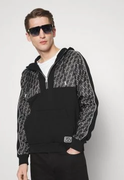 EA7 Emporio Armani Sweatshirt Black Homme -EA7 Emporio Armani Soldes Magasin 43dd24cf7080478a9412377ed776797c