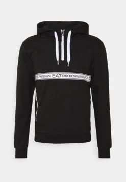 EA7 Emporio Armani Homme Sweat à Capuche Anthracite/white