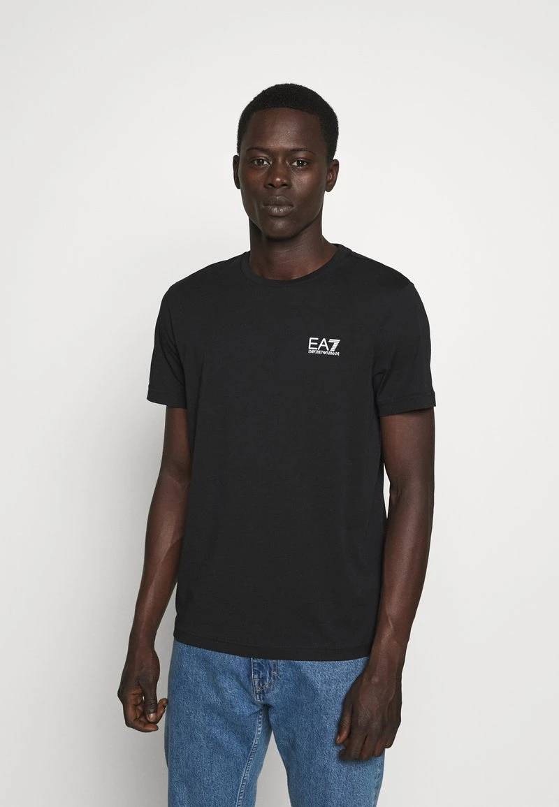 EA7 Emporio Armani T Shirt Basique Black Homme 1 EA7 Emporio Armani T Shirt Basique Black Homme