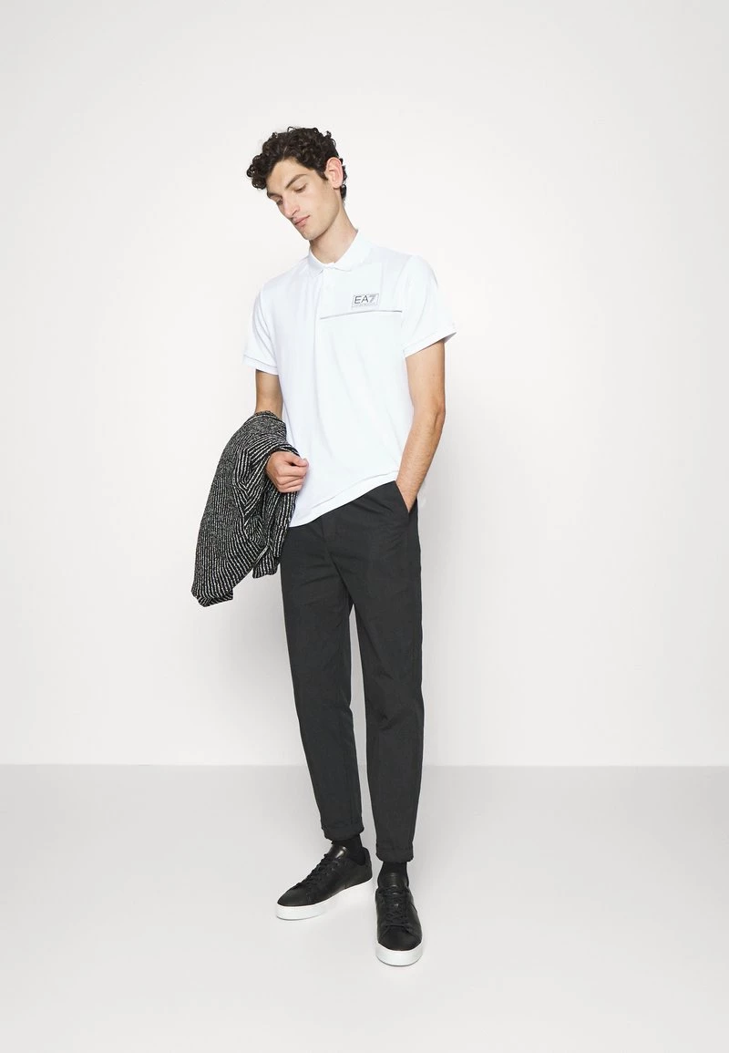 EA7 Emporio Armani Homme Polo White 2 EA7 Emporio Armani Homme Polo White – Image 2