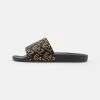EA7 Emporio Armani VISIBILITY Mules Black/gold Unisex