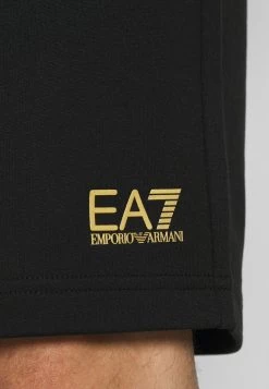 EA7 Emporio Armani BERMUDA Pantalon De Survêtement Black/gold Coloured Homme -EA7 Emporio Armani Soldes Magasin 4632afb5e208414fa798d5fa047ecd15