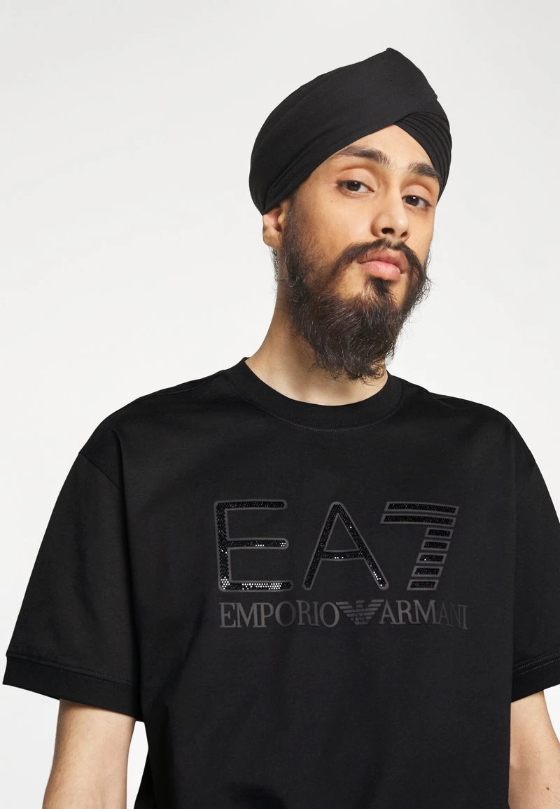 EA7 Emporio Armani T Shirt Imprimé Black Homme 4 EA7 Emporio Armani T Shirt Imprimé Black Homme – Image 4