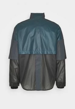 EA7 Emporio Armani Veste Légère Black/teal Homme -EA7 Emporio Armani Soldes Magasin 4d4720d6cd904db88bd2543b21bab09d