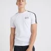 EA7 Emporio Armani Homme SIDE TAPE T Shirt Imprimé White