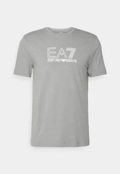 EA7 Emporio Armani Homme T Shirt Imprimé Grey -EA7 Emporio Armani Soldes Magasin 527b3d49db2046f29895c1017e0d4cd3