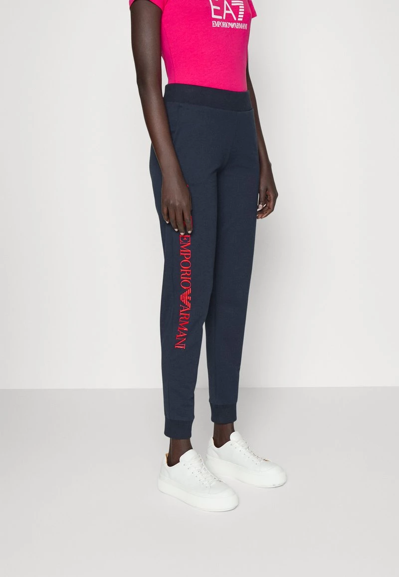 EA7 Emporio Armani Pantalon De Survêtement Navy/red Femme 1 EA7 Emporio Armani Pantalon De Survêtement Navy/red Femme
