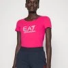 EA7 Emporio Armani Femme T Shirt Imprimé Pink