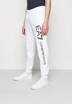 EA7 Emporio Armani TROUSER Pantalon De Survêtement White/black Homme
