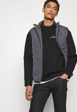 EA7 Emporio Armani Homme Veste Sans Manches Dark Grey -EA7 Emporio Armani Soldes Magasin 5653b72bb84045e28682c80d4ac14ad6