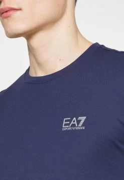 EA7 Emporio Armani Homme T Shirt Imprimé Dark Blue -EA7 Emporio Armani Soldes Magasin 57eac33fc7284191a40061f2af805dc9
