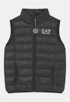 EA7 Emporio Armani GILET PIUMINO Veste Sans Manches Black Enfant