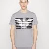 EA7 Emporio Armani Homme T Shirt Imprimé Grey