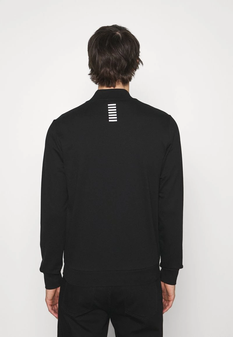 EA7 Emporio Armani Homme Sweat à Capuche Zippé Black 3 EA7 Emporio Armani Homme Sweat à Capuche Zippé Black – Image 3