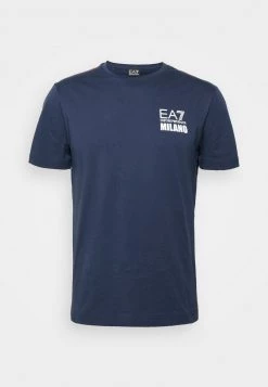 EA7 Emporio Armani Homme T Shirt Imprimé Dark Blue -EA7 Emporio Armani Soldes Magasin 5adcdc4eded04b6fa5a599cdf7f68d17