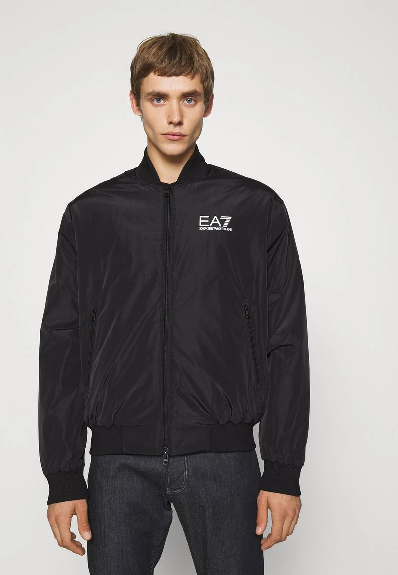 EA7 Emporio Armani Blouson Bomber Black/white Homme 1 EA7 Emporio Armani Blouson Bomber Black/white Homme