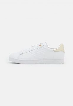 EA7 Emporio Armani UNISEX Baskets Basses White/gold