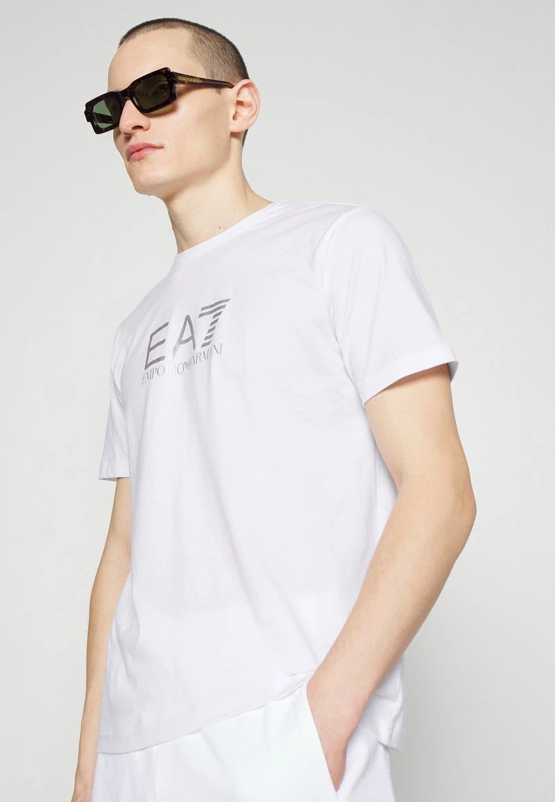 EA7 Emporio Armani Homme T Shirt Imprimé White 4 EA7 Emporio Armani Homme T Shirt Imprimé White – Image 4