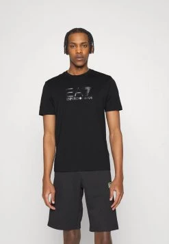 EA7 Emporio Armani T Shirt Imprimé Black Homme