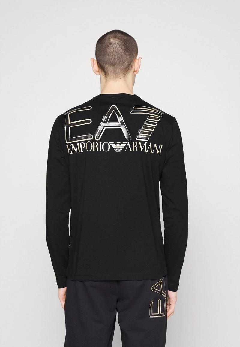 EA7 Emporio Armani T Shirt à Manches Longues Black Homme 3 EA7 Emporio Armani T Shirt à Manches Longues Black Homme – Image 3
