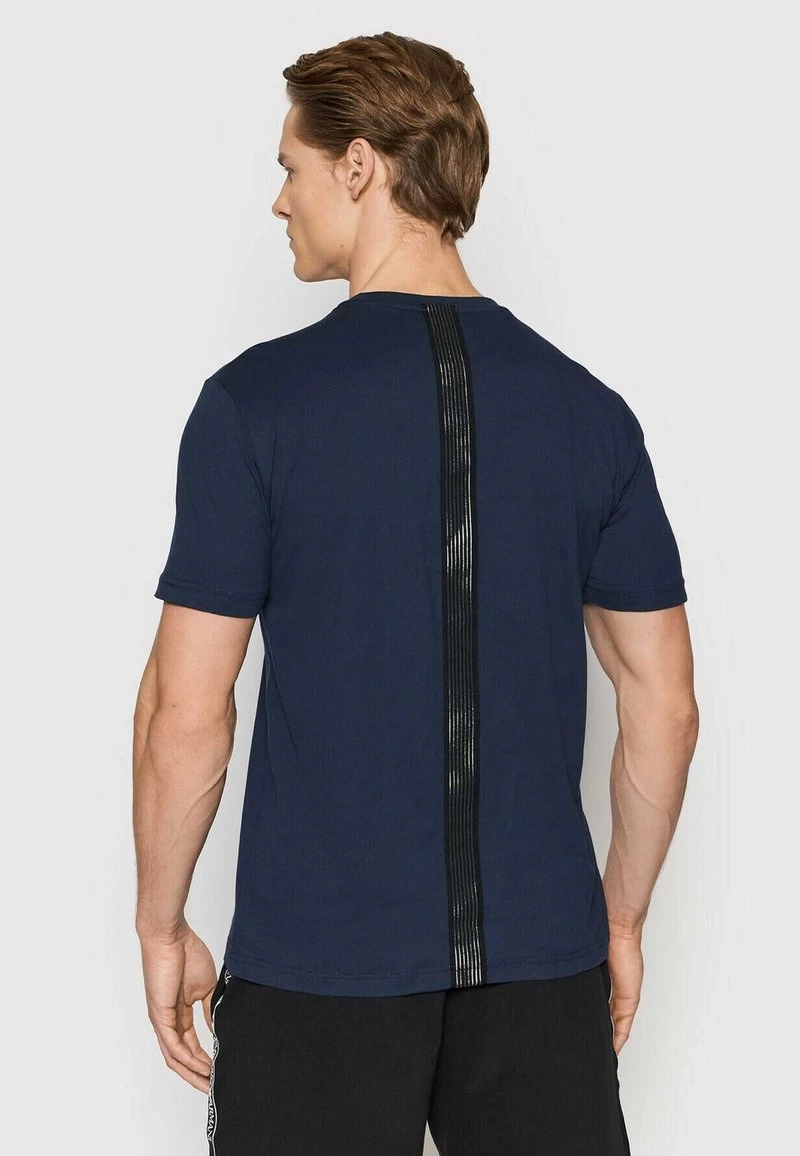 EA7 Emporio Armani LOGO LUCIDO T Shirt Imprimé Blue Homme 2 EA7 Emporio Armani LOGO LUCIDO T Shirt Imprimé Blue Homme â Image 2