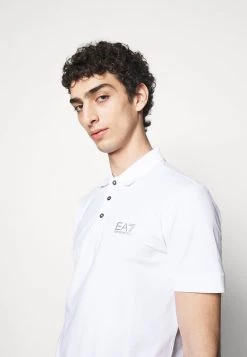 EA7 Emporio Armani Homme Polo White -EA7 Emporio Armani Soldes Magasin 6357fe2333f44e689ed2bd7e68f21686
