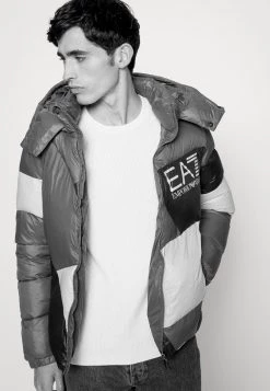 EA7 Emporio Armani Homme Veste D'hiver Red/grey -EA7 Emporio Armani Soldes Magasin 636e7dc2c9c540cd800ff7cc8f52bf1b