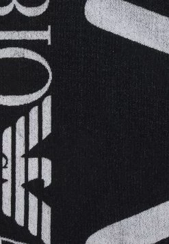 EA7 Emporio Armani Homme SEAWORLD VISIBILITY MENS TOWEL Serviette De Plage Nero -EA7 Emporio Armani Soldes Magasin 63f13423abd94cf182f6e91712d3797e