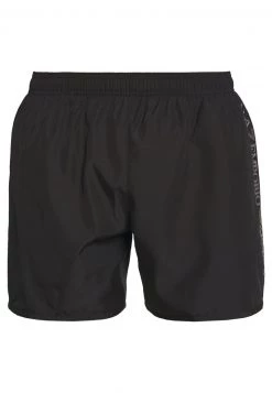 EA7 Emporio Armani SEA WORLD LOGO Short De Bain Nero/silver Homme -EA7 Emporio Armani Soldes Magasin 687c09d99084433b9e2f6b7e19250998