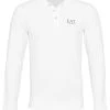 EA7 Emporio Armani Homme LONGSLEEVE Polo Weiss