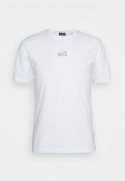 EA7 Emporio Armani Homme T Shirt Imprimé White -EA7 Emporio Armani Soldes Magasin 6e514c8af70043a59cbd80e20fad2e07