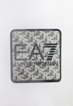 EA7 Emporio Armani T Shirt Imprimé White/silver Coloured Homme -EA7 Emporio Armani Soldes Magasin 70578c4475b548b785de85237622203d