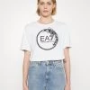 EA7 Emporio Armani T Shirt Imprimé White Femme