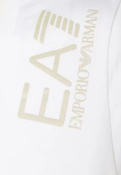 EA7 Emporio Armani T Shirt Imprimé White Femme -EA7 Emporio Armani Soldes Magasin 747be773dfd040e785692aaf2e282768