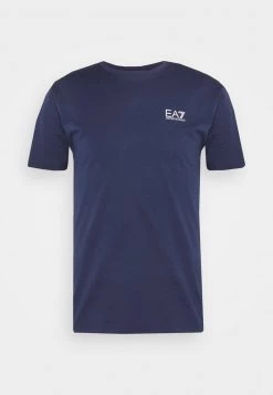 EA7 Emporio Armani Homme T Shirt Imprimé Dark Blue -EA7 Emporio Armani Soldes Magasin 747d090283d34417b9aee5a08d27ebb0