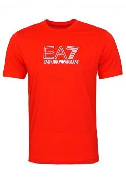 EA7 Emporio Armani Homme T Shirt Imprimé Rot