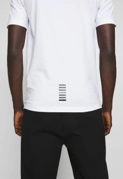 EA7 Emporio Armani Homme V NECK T Shirt Imprimé White -EA7 Emporio Armani Soldes Magasin 76cbe76aa26644d9aca4dcb457dcdd1a