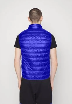 EA7 Emporio Armani DOWN WAIST COAT Veste Sans Manches Royal Blue Homme -EA7 Emporio Armani Soldes Magasin 7ad98934e735402d89d4307103922d55