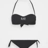EA7 Emporio Armani SEAWORLD MAXI LOGO BAND Bikini Nero Femme