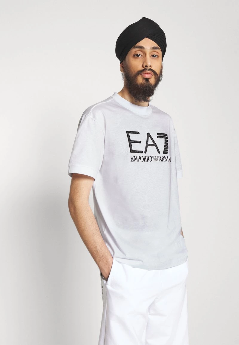 EA7 Emporio Armani Homme T Shirt Imprimé White 4 EA7 Emporio Armani Homme T Shirt Imprimé White – Image 4