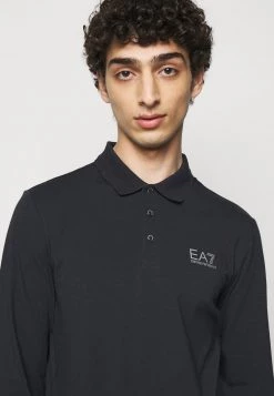 EA7 Emporio Armani Homme Polo Dark Blue/silver -EA7 Emporio Armani Soldes Magasin 7e30421647c24e30956fd4709e2edc99