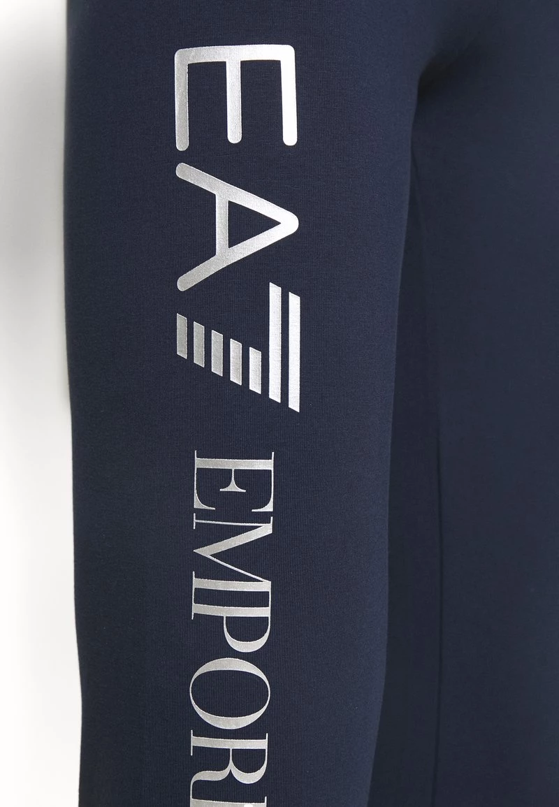EA7 Emporio Armani Legging Navy Blue/silver Femme 6 EA7 Emporio Armani Legging Navy Blue/silver Femme – Image 6