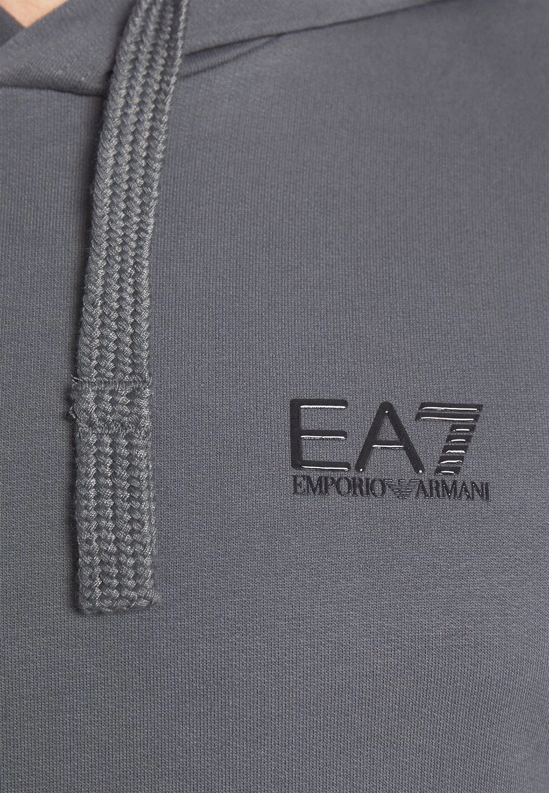 EA7 Emporio Armani Sweat à Capuche Dark Grey/white Homme 7 EA7 Emporio Armani Sweat à Capuche Dark Grey/white Homme – Image 7