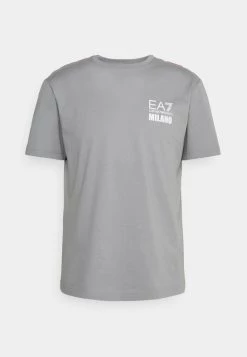 EA7 Emporio Armani Homme T Shirt Imprimé Grey -EA7 Emporio Armani Soldes Magasin 830f9781c4f942b08aaab8bfdeb6302d