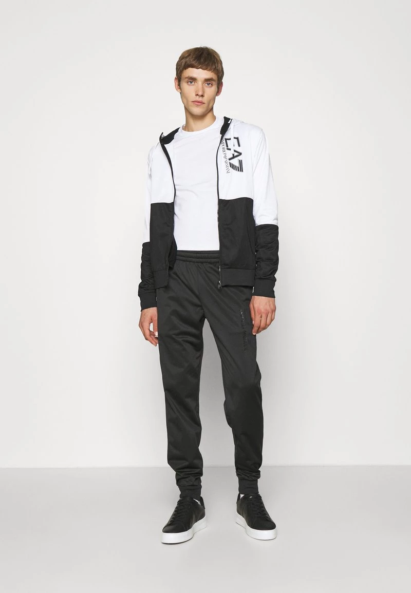 EA7 Emporio Armani SET Survêtement Black/white Homme 2 EA7 Emporio Armani SET Survêtement Black/white Homme â Image 2