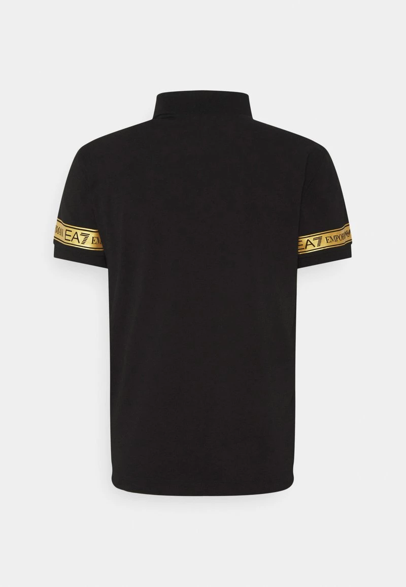 EA7 Emporio Armani Polo Black Gold Homme 8 EA7 Emporio Armani Polo Black Gold Homme – Image 8
