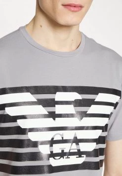 EA7 Emporio Armani Homme T Shirt Imprimé Grey -EA7 Emporio Armani Soldes Magasin 883ba34d5cea4bf8a66513a5f2e3e6bb