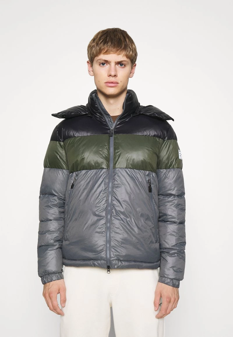 EA7 Emporio Armani Homme Veste D'hiver Dark Grey/black 1 EA7 Emporio Armani Homme Veste D'hiver Dark Grey/black